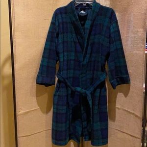5UP Fleece Plaid Robe